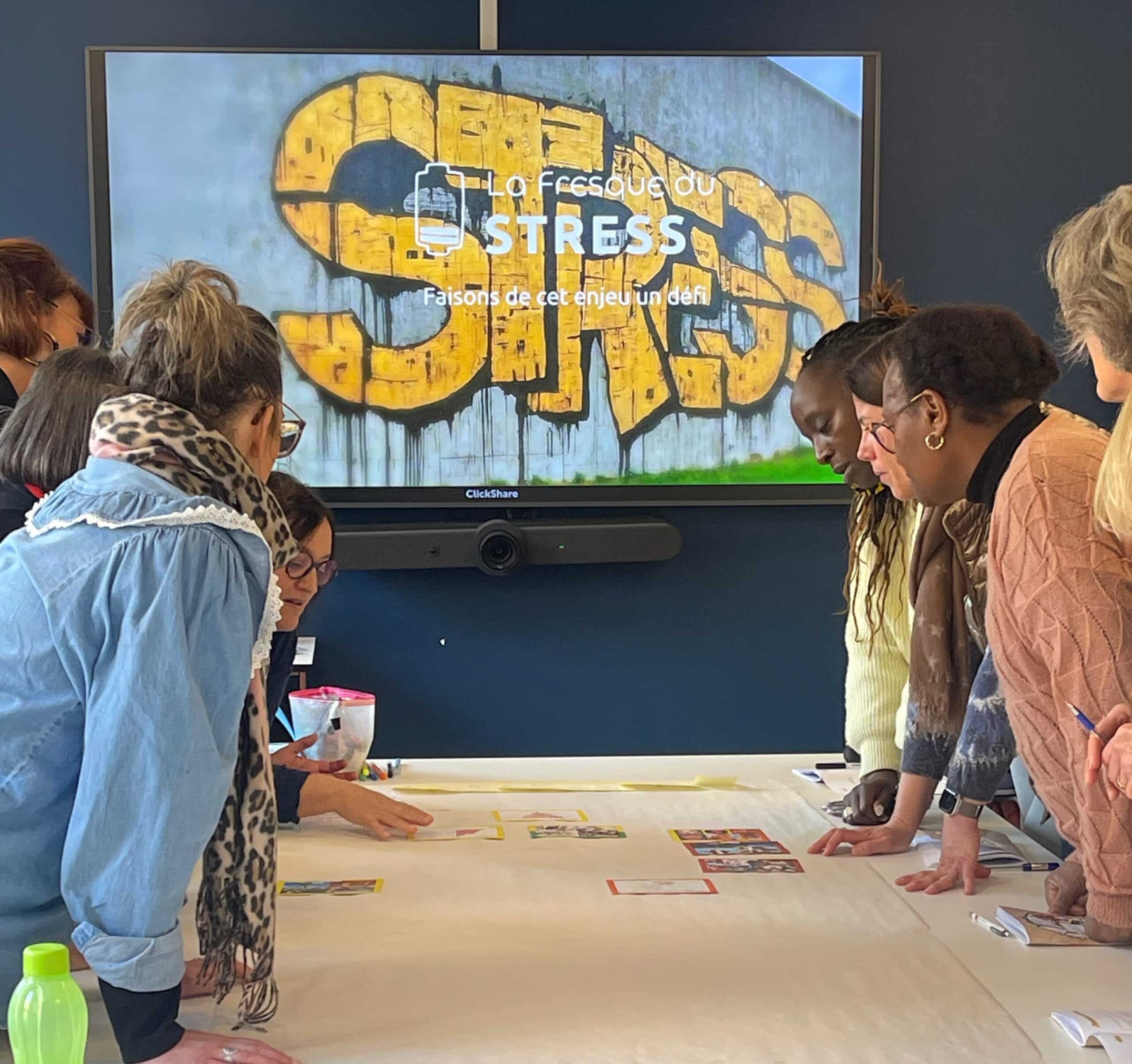 La fresque du stress : une action de prévention et QVCT déployée au Conseil départemental du Val d'Oise